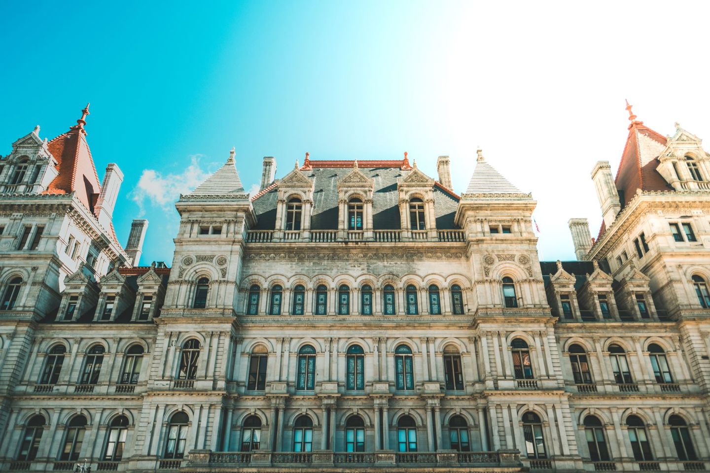 Elegant Renaissance architecture of the New Y
