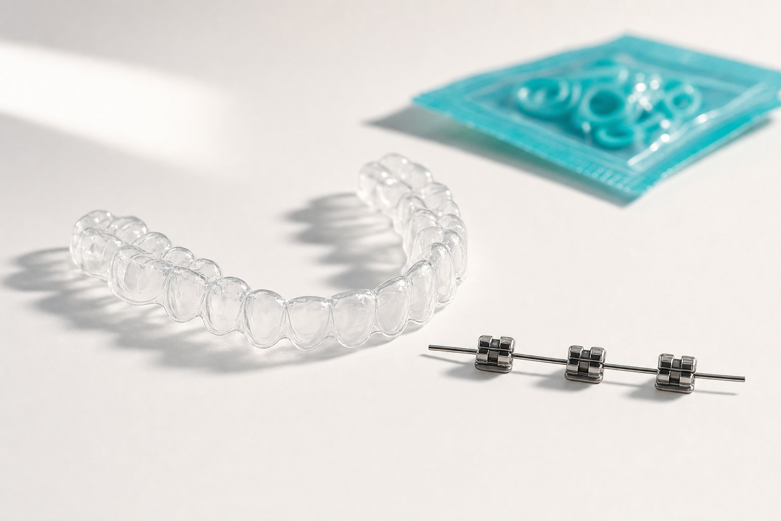 Choosing Clear Aligners or Traditional Braces as an Adult